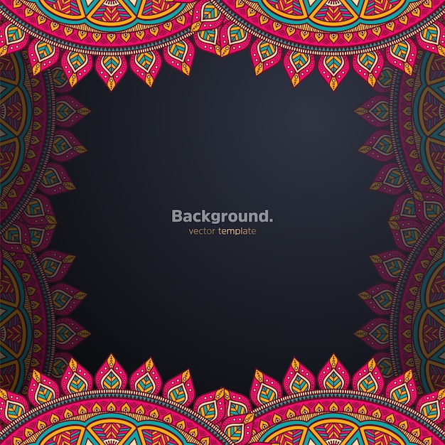 Luxury ornamental mandala design background 