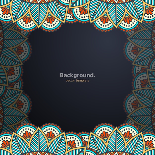 Luxury ornamental mandala design background 