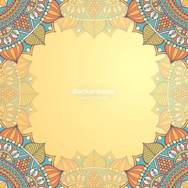 Luxury ornamental mandala design background