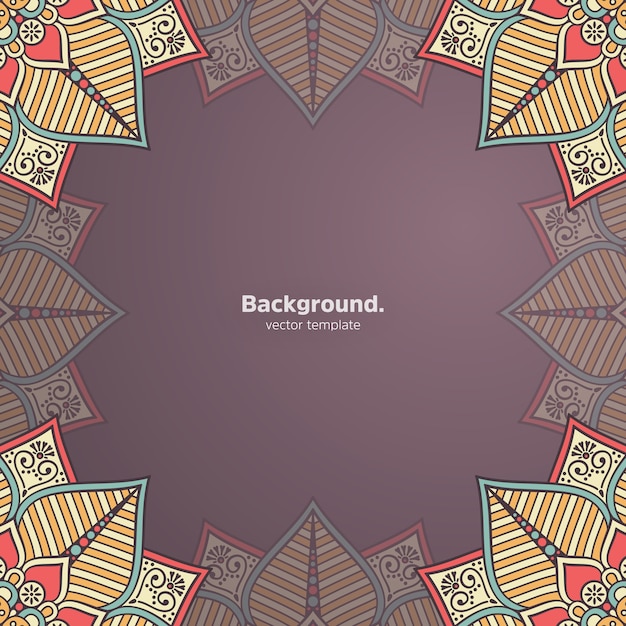 Luxury ornamental mandala design background