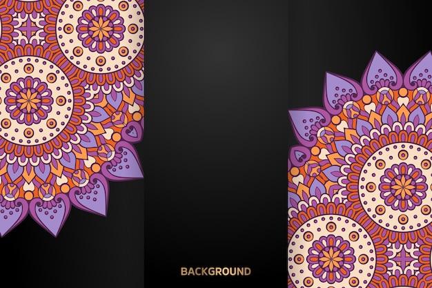 Luxury ornamental mandala design background