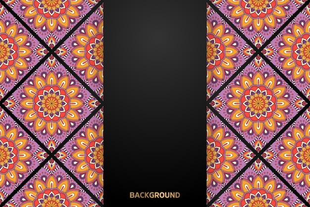 Luxury ornamental mandala design background