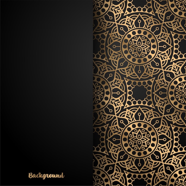 Luxury ornamental mandala design background