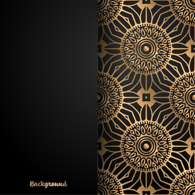 Luxury ornamental mandala design background