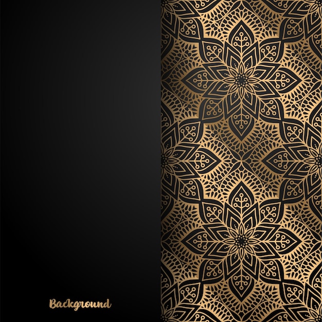 Luxury ornamental mandala design background