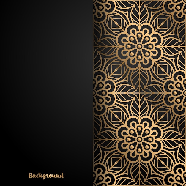 Luxury ornamental mandala design background