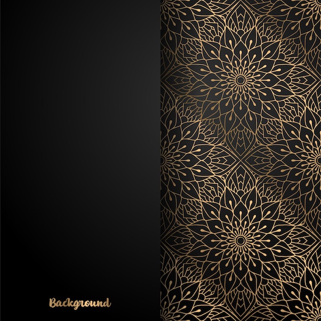 Luxury ornamental mandala design background