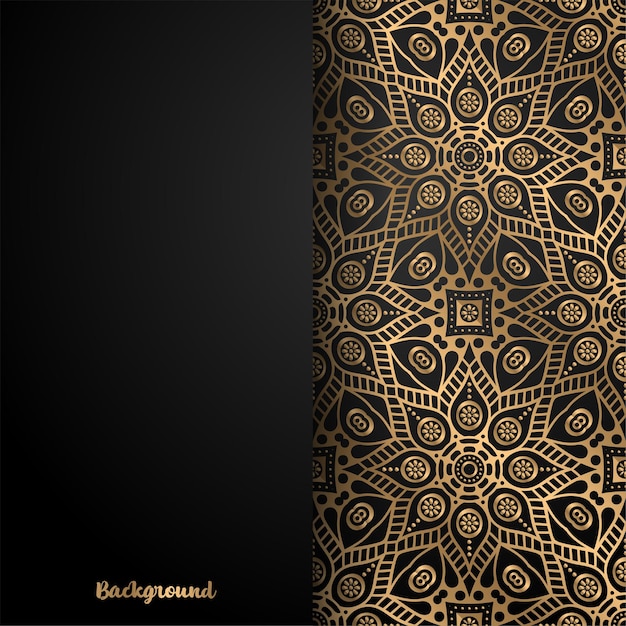 Luxury ornamental mandala design background