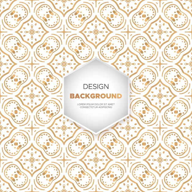 Luxury ornamental mandala design background