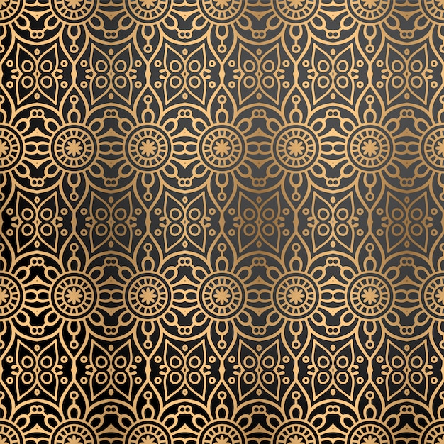 Vector luxury ornamental mandala design background