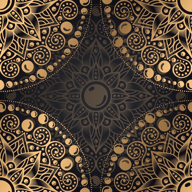 Luxury ornamental mandala design background