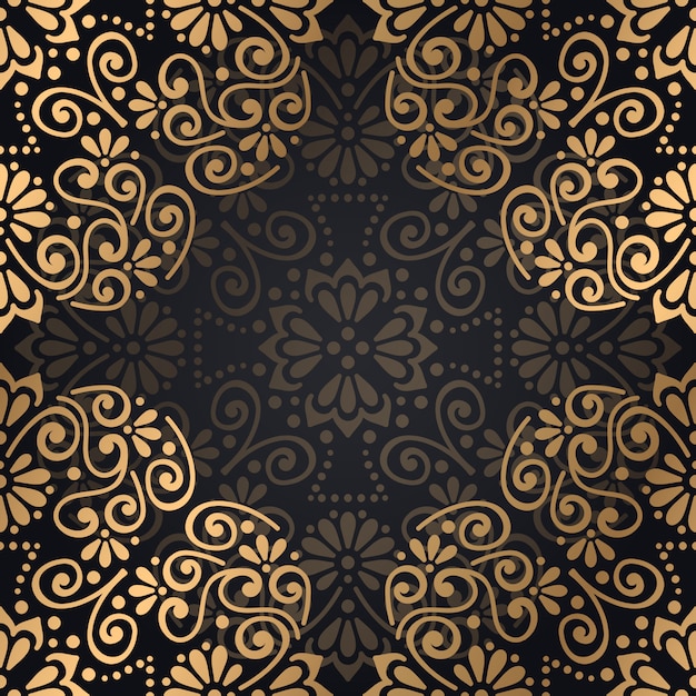 Luxury ornamental mandala design background