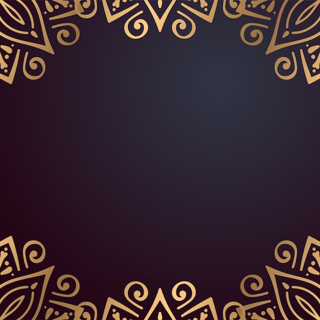 Luxury ornamental mandala design background