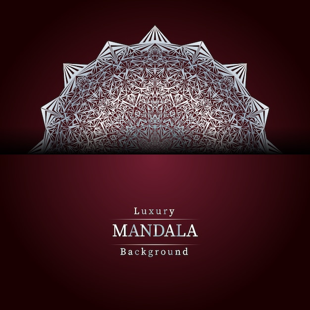 Luxury ornamental mandala design background