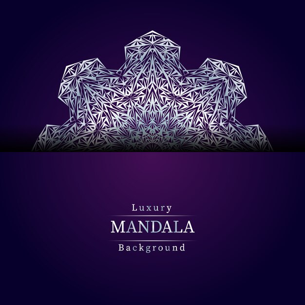 Luxury ornamental mandala design background