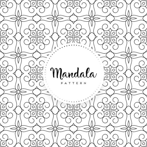 Luxury ornamental mandala design background