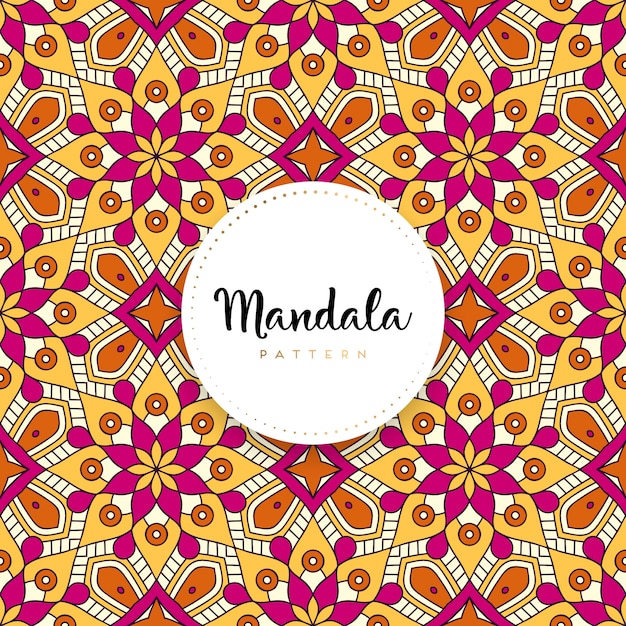 Luxury ornamental mandala design background