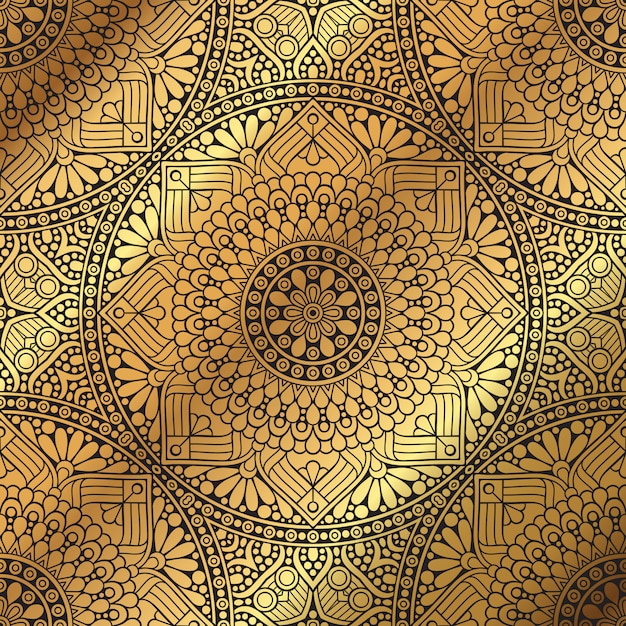 Vector luxury ornamental mandala design background