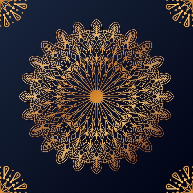 Luxury ornamental mandala design background