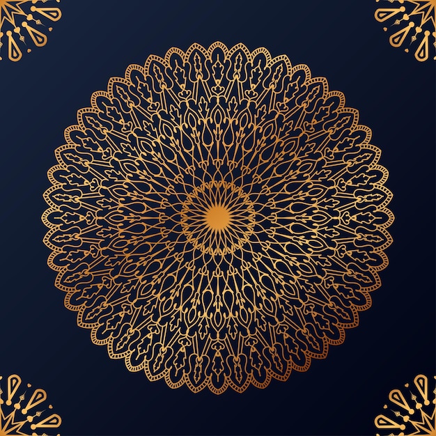 Luxury ornamental mandala design background