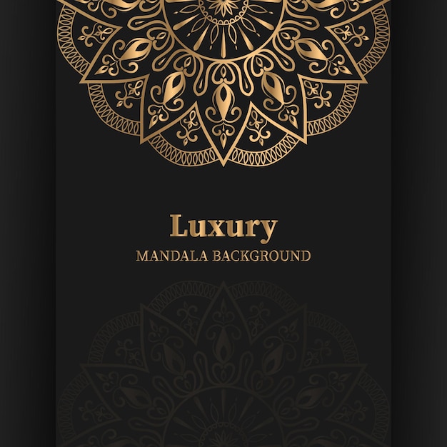 Luxury ornamental mandala design background