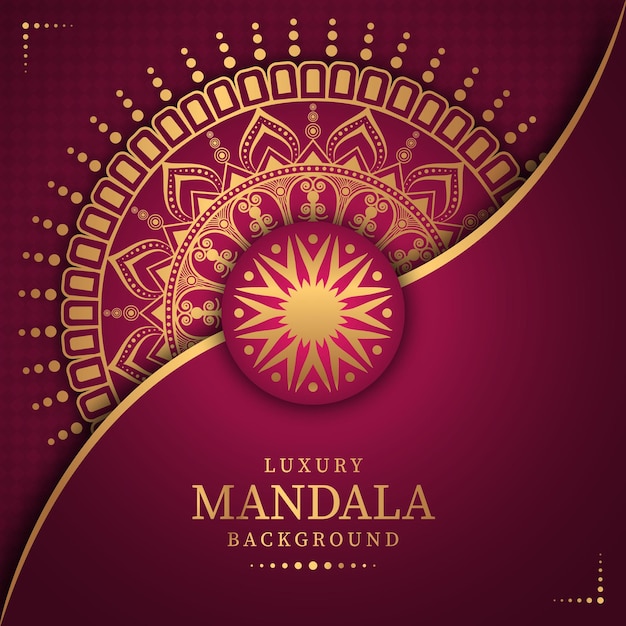 Luxury ornamental mandala design background