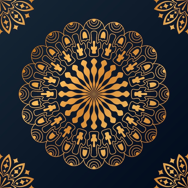 Luxury ornamental mandala design background