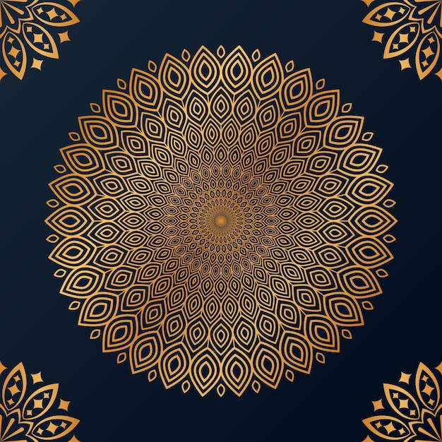 Luxury ornamental mandala design background