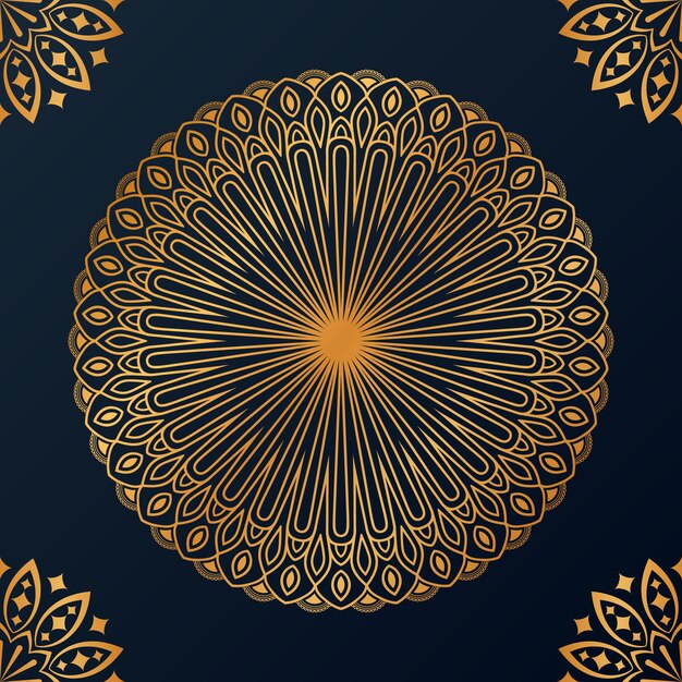 Luxury ornamental mandala design background