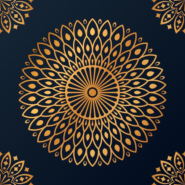 Luxury ornamental mandala design background