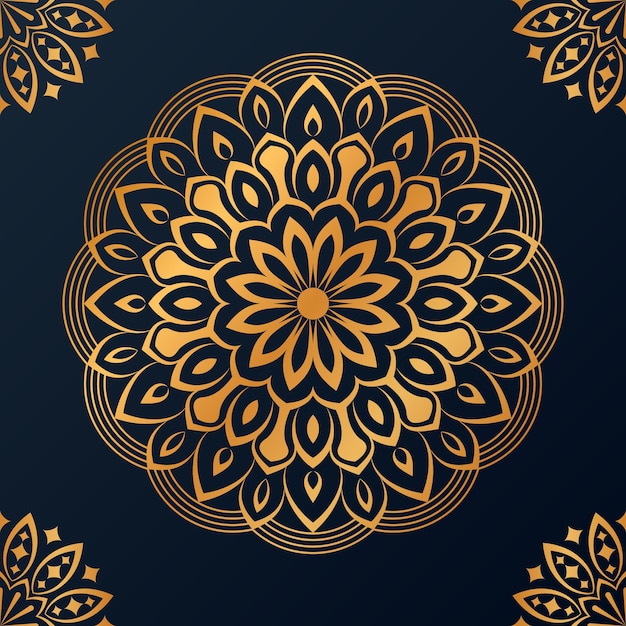 Luxury ornamental mandala design background