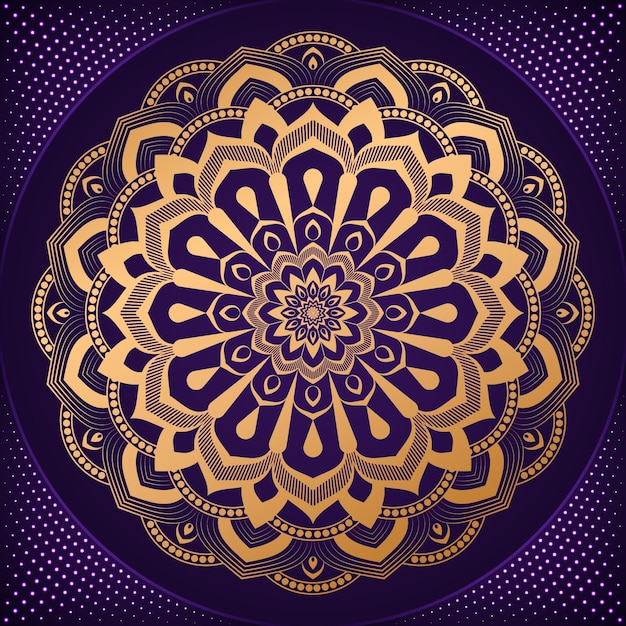 Luxury ornamental mandala design background