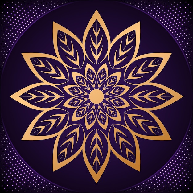 Luxury ornamental mandala design background