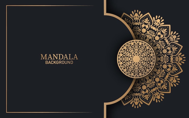 Luxury ornamental mandala design background