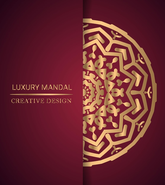 Luxury ornamental  mandala design background