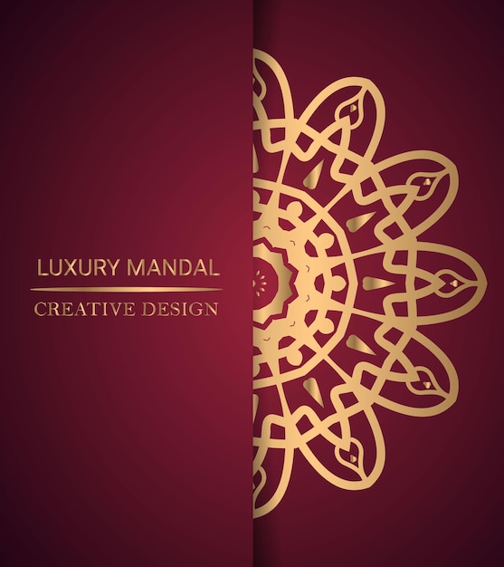 Luxury ornamental  mandala design background