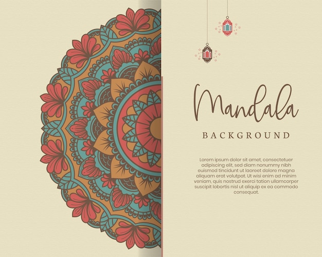 Luxury ornamental mandala design for coloring book and background