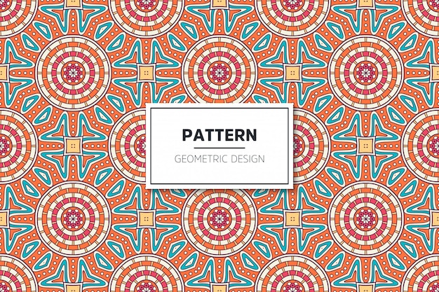 Luxury ornamental mandala design seamless pattern  