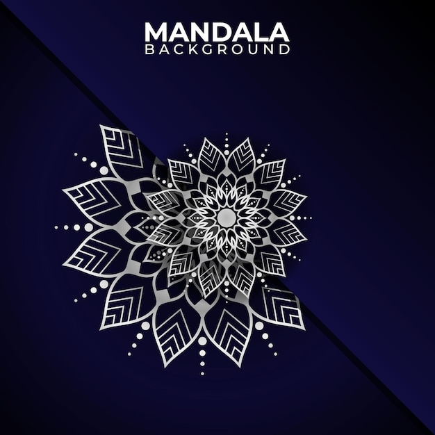 Luxury ornamental mandala design template