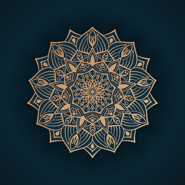 luxury ornamental mandala design with a background