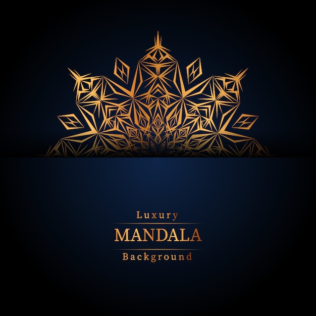 Luxury ornamental mandala design