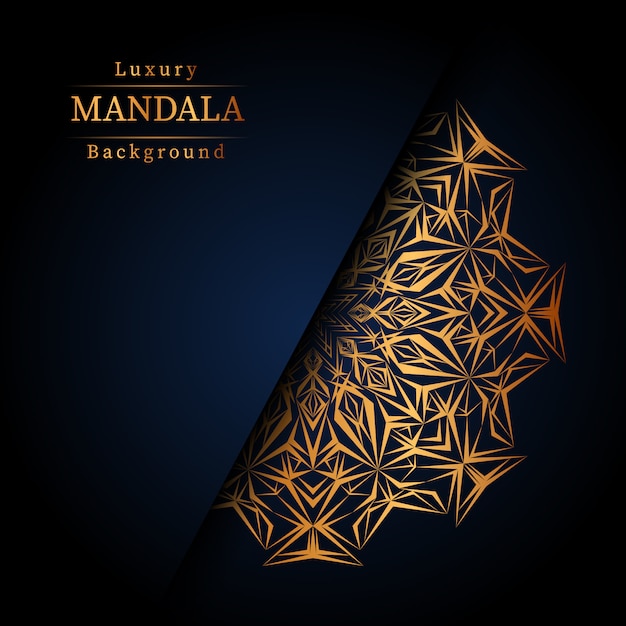 Luxury ornamental mandala design