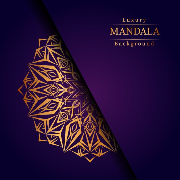 Luxury ornamental mandala design