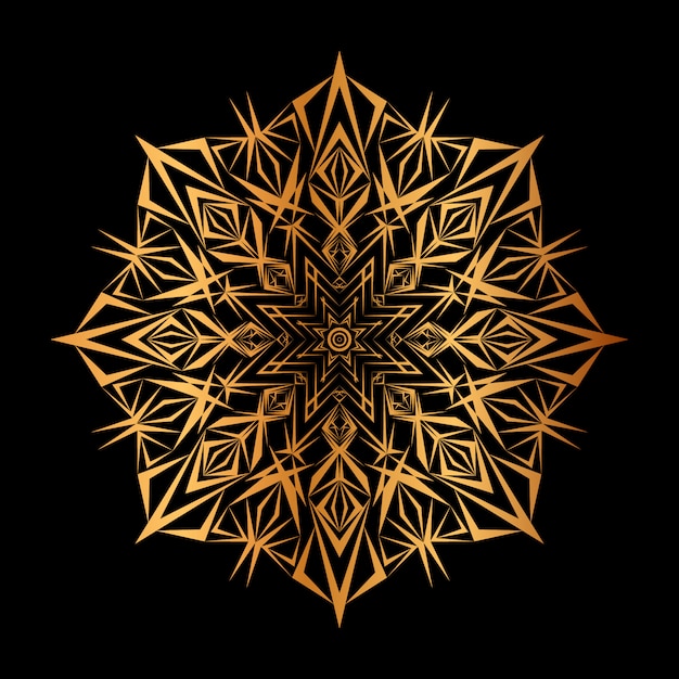 Luxury ornamental mandala design