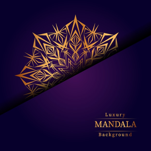 Luxury ornamental mandala design