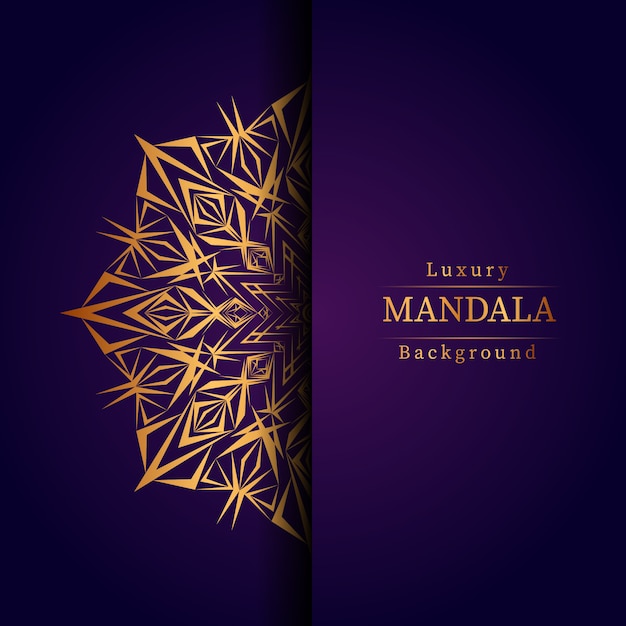 Luxury ornamental mandala design