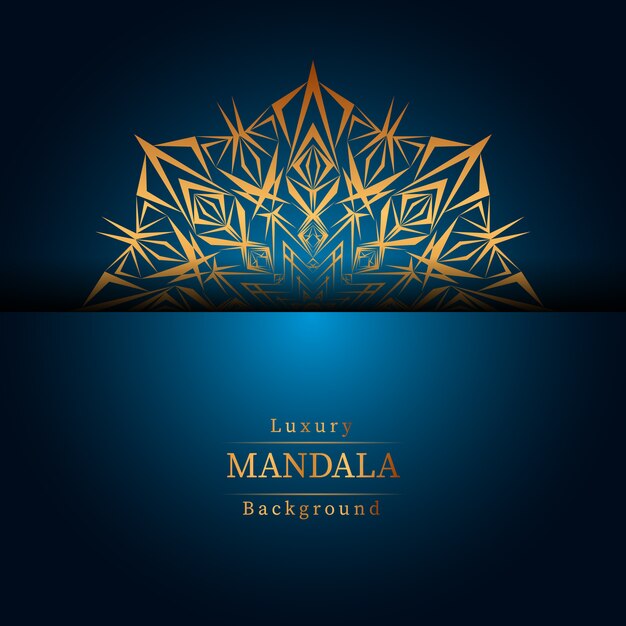 Luxury ornamental mandala design