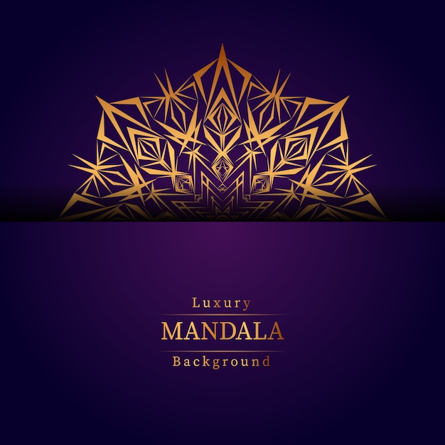 Luxury ornamental mandala design