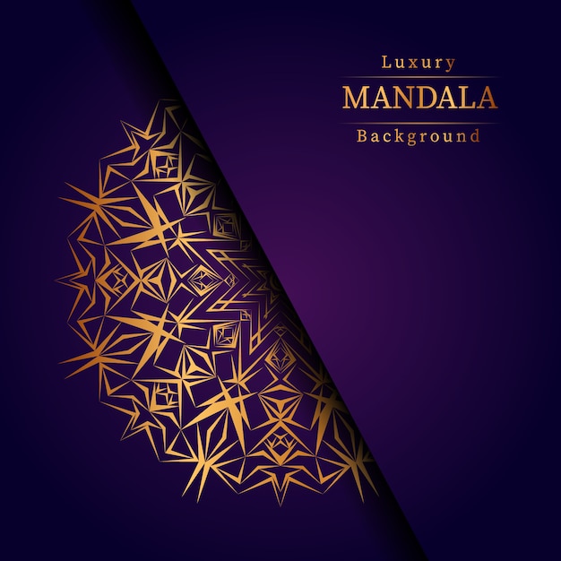 Luxury ornamental mandala design