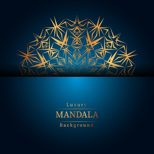 Luxury ornamental mandala design